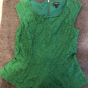 Express peplum blouse